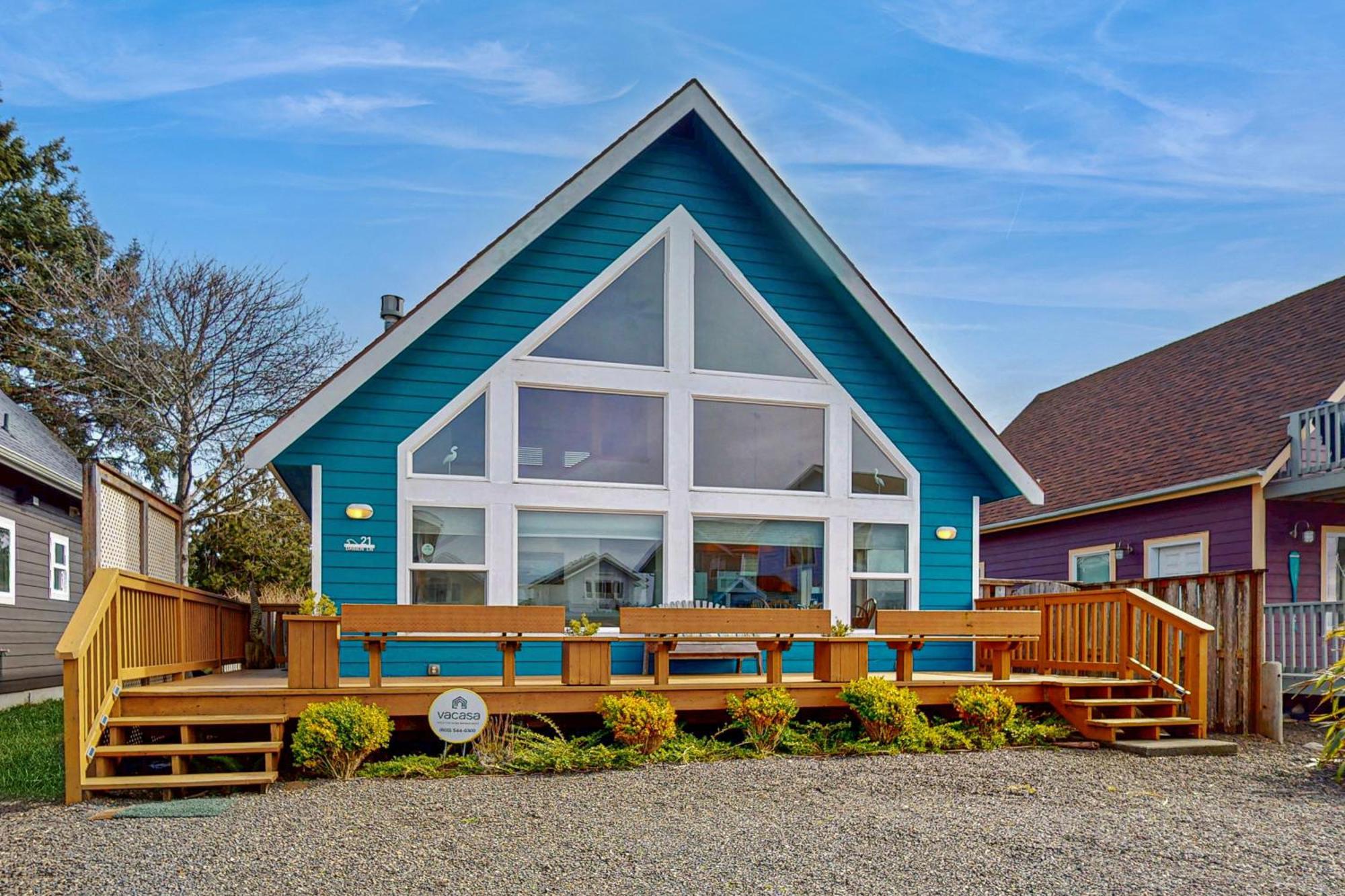 Blue Wave Cottage باسيفيك بيتش المظهر الخارجي الصورة